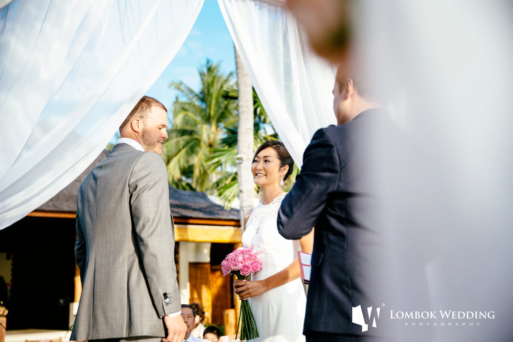 Lombok Wedding Asuka and Michael Qunci Villas